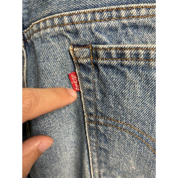 Levi’s 517 0217 Jeans 35x31 Bootcut Flare Made in USA Vintage 1970s Talon Zip - Picture 10 of 16